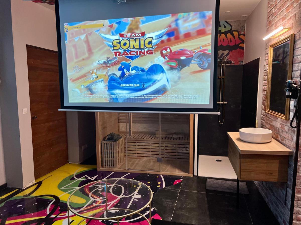 Capsule Street Art - Sauna- Jacuzzi - Playstation 5 - Billard - Netflix - Home Cinema - Terrasse Ντουαί Εξωτερικό φωτογραφία
